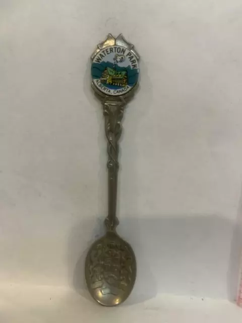 Waterton Park Alberta Canada Souvenir Spoon