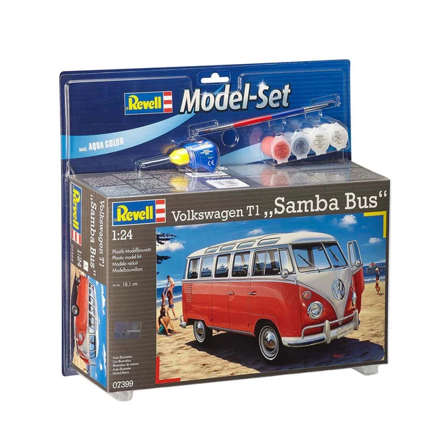 Maquette en plastique VW Type 2 T1 Samba Bus de Revell pour garçon de 15 ans et plus