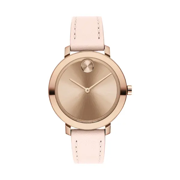 *BRAND NEW* Movado Bold Rose-Tone Dial Rose-Tone Case Women's Watch 3600889