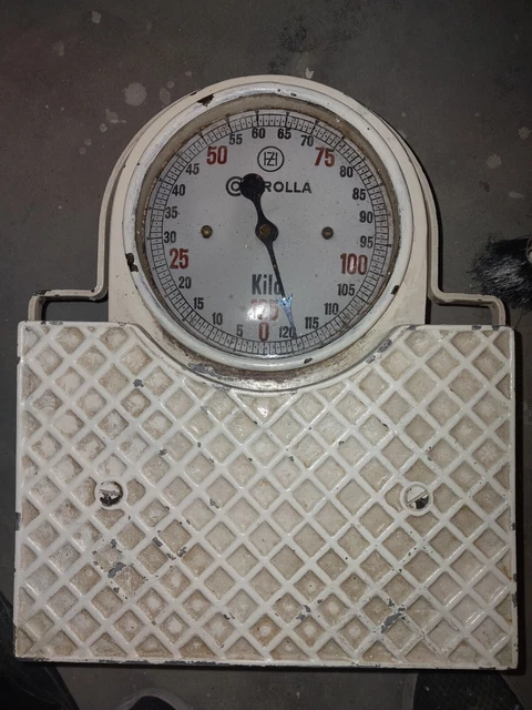 Alte Personenwaage Controlla bis 125 kg , Arztwaage antik