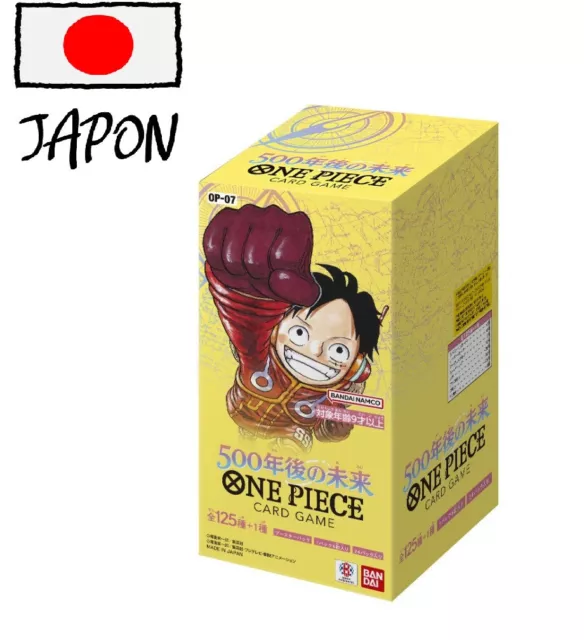 One Piece Card Game Display 24 Boosters OP07 "500 Years in the Future" JAPONAIS