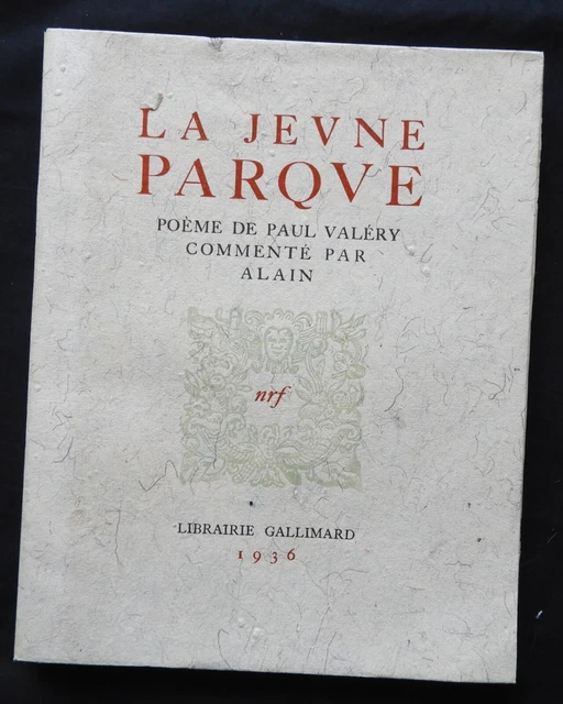 KF] LA JEUNE PARQUE, POEME de PAUL VALERY Commentés par Alain