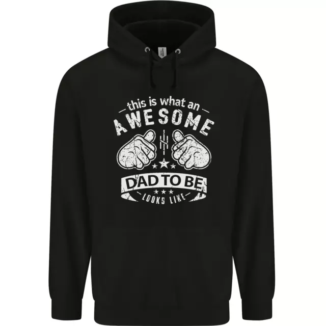 Awesome Dad to Be Looks New Dad Daddy Childrens Kids Hoodie