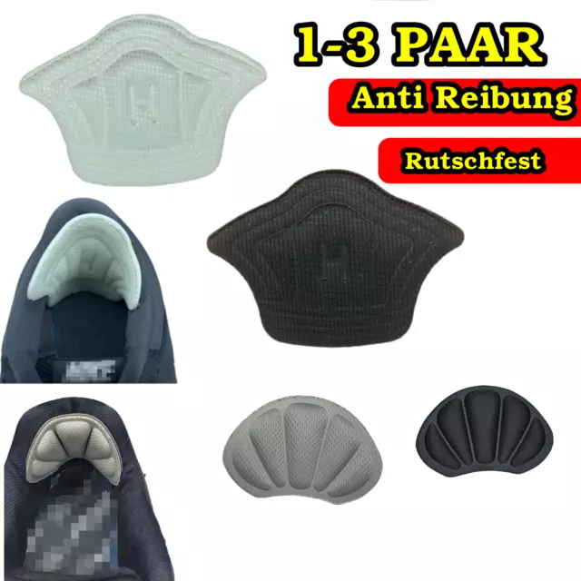 1-3x Acolchado Talón Almohadillas para Plantilla Zapatos Tapicería Anti Slip