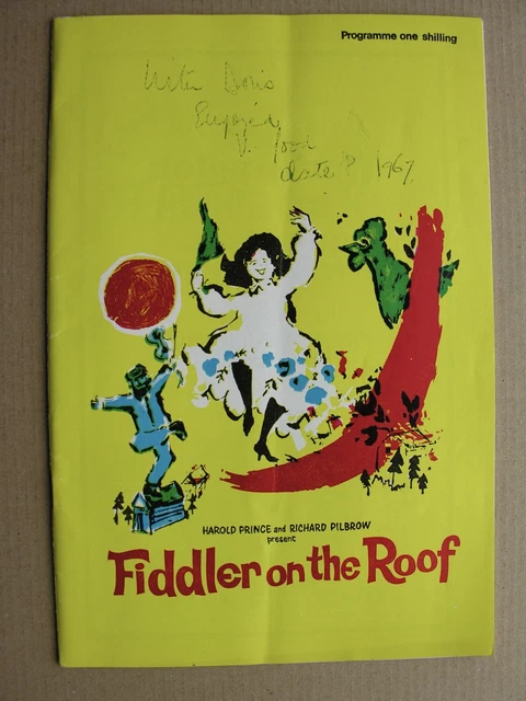 1967 FIDDLER ON THE ROOF Topol, Miriam Karlin, Paul Whitsun-Jones ...