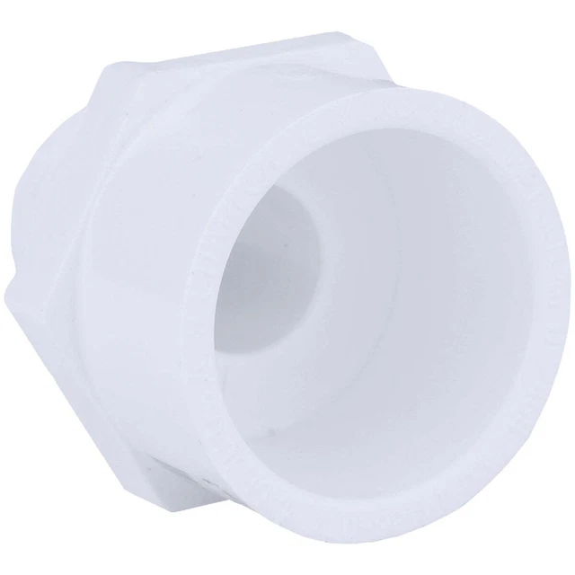 Charlotte Pipe 1-1/4 In. x 1-1/2 In. Schedule 40 Male PVC Adapter Pack of 25