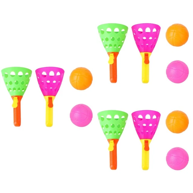 3 PIEZAS Inicio y Atrapa Juego de Pelos Juego Niños Outdoor Garden