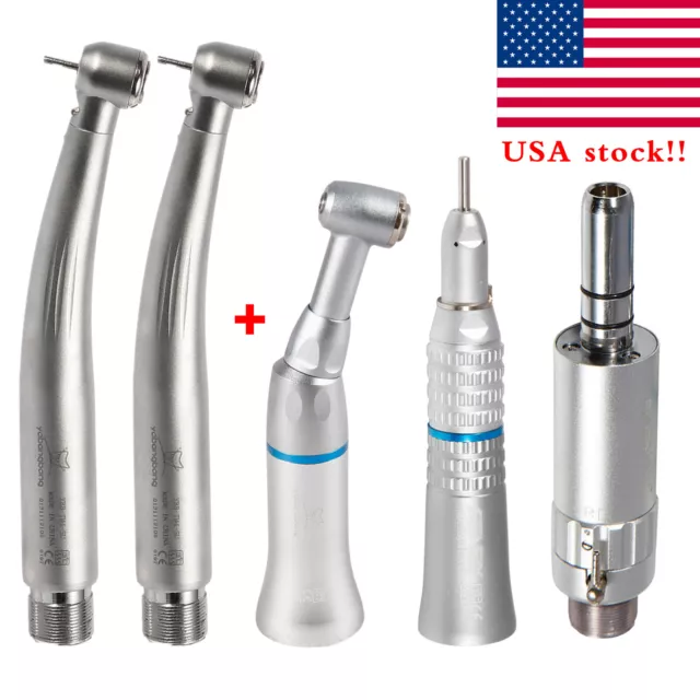 NSK Style Dental Pana Max LED High low Speed Handpiece 2 Hole Air Turbine kit