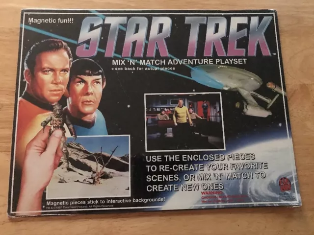 Star Trek Mix 'N' Match Magnetic Adventure Playset Ata-Boy New Sealed Package