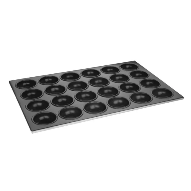 Vogue Aluminium Non-Stick Muffin Tray 24 Cup - C564