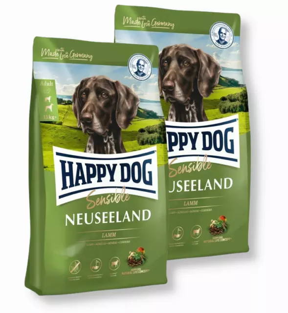 Happy Dog Supreme New Zeland  (Neuseeland)  Hundefutter Trockenfutter 2x12,5kg