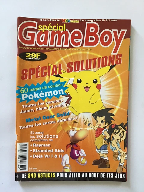 MAGAZINE SPECIAL GAME BOY POKEMON HORS-SERIE COLLECTOR CONSOLES’ MANIA été 2000