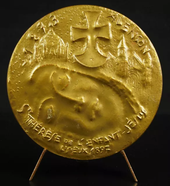 Medalla Santa Teresa Martin Lisieux De Bambino Gesù Niño Jesús 1972 307g Dreams