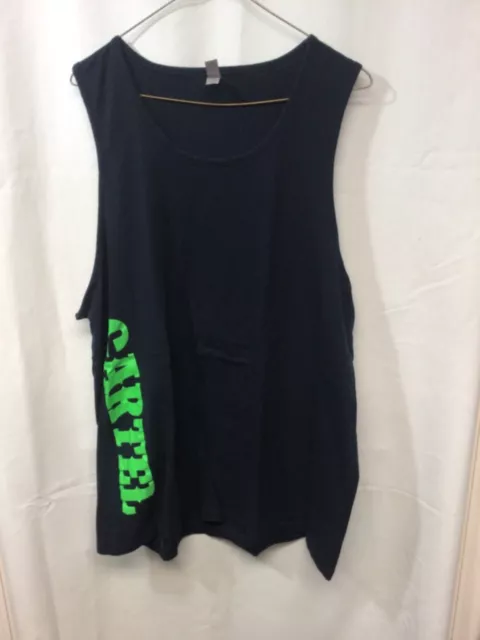 Cartel Motorcycles Ft. Lauderdale (Skull) Navy Blue 2XL Tank Top T14