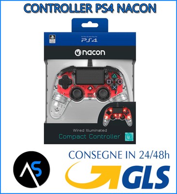 Nacon Compact Wired Controller Arancione Ps4 Eur 42 49 Picclick It