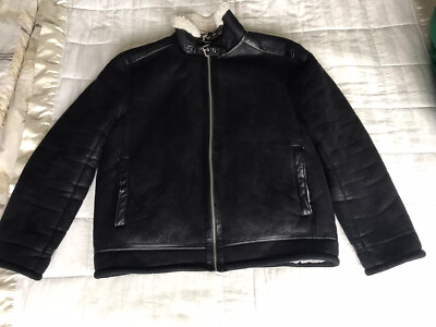 maison cinqcent black leather biker jacket