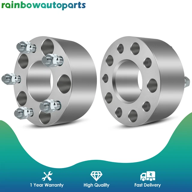 2PC 2.5" 5x4.75 Wheel Spacers for GMC Sonoma Chevy Corvette Pontiac Firebird