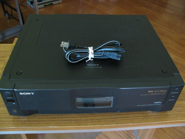SONY SLV-R1000 TOP Model SVHS/VHS VCR Tested Great Working Condition No ...