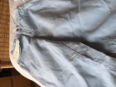 Boys Age 11A Armani Junior Pale Blue Long Shorts Tagged 100% Authentic