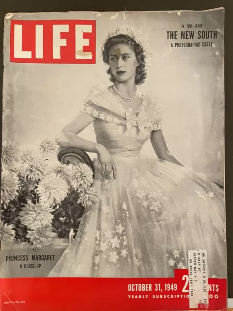 Life Magazine- October 31, 1949- Princess Margaret/ The New South/ Smith College