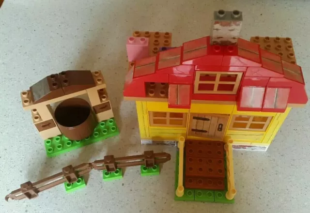 Unico Plus - Usato - La Casa Di Masha E Orso Incompleta - Compatibile Lego Duplo