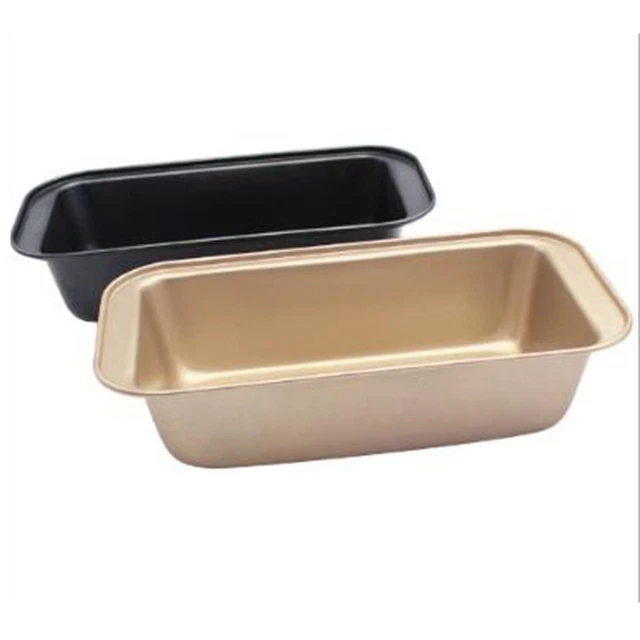 Sartén de pan bandeja bandeja cocinar acero al carbono rectangular estaño pastel horno