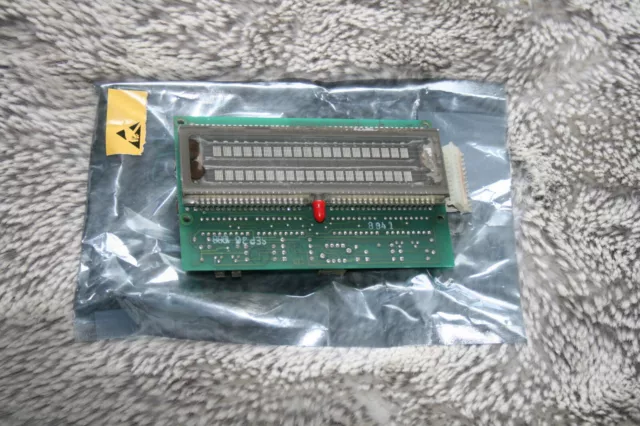Vintage 1980er 2-reihiges Punkt-Matrix-Display 31107-02 Impfstoffdisplay