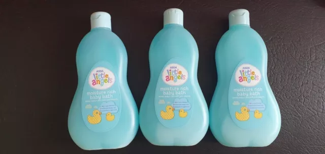 3 ASDA Little angels moisturise rich baby bath 500ml