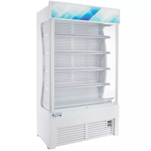 46" White Refrigerated Air Curtain Merchandiser