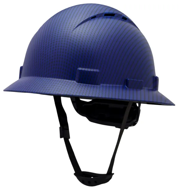 Full Brim Vented Hard Hats Construction OSHA Safety Helmet 6 Point Ratcheting