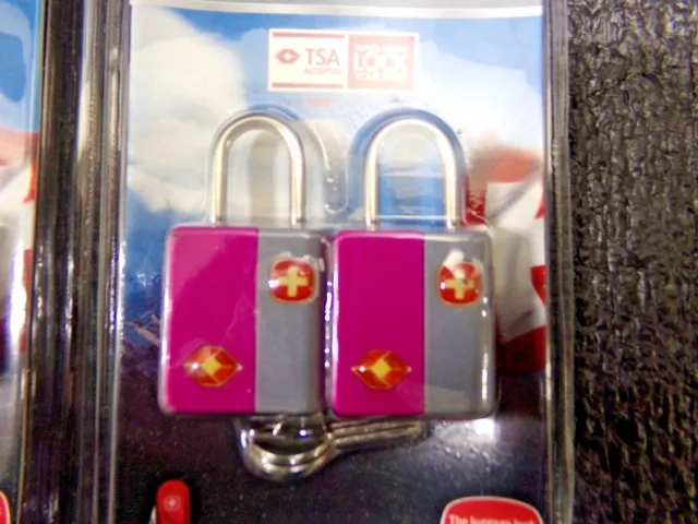 Swissgear Tsa Key Lock - Set Of 4 - Pink (Rc) 2