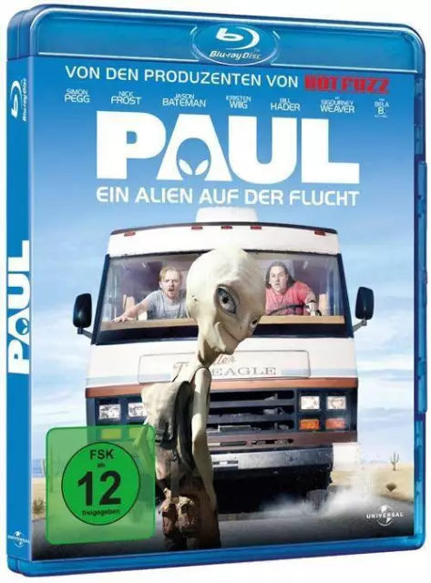 Blu-ray/ Paul - Ein Alien auf der Flucht - mit Simon Pegg !! Topzustand !!