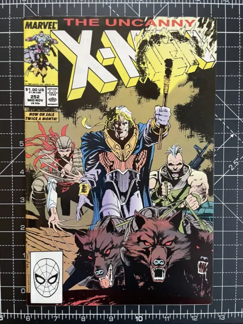 ❌💥❌ Uncanny X-men Vol. 1 #252 1989 Marvel Comics High Grade JIM LEE COVER