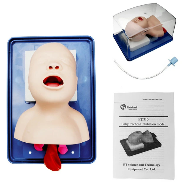 Intubation Manikin Study Baby Infant Teaching Model Airway Management Trainer