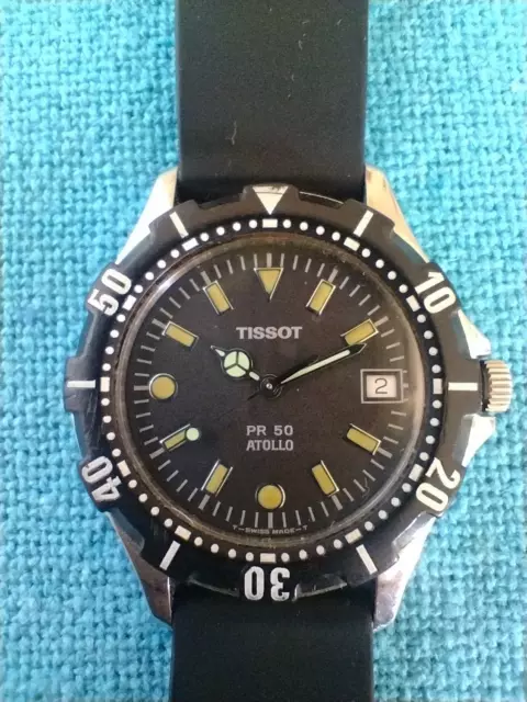 Orologio Tissot PR 50 ATOLLO quadrante nero