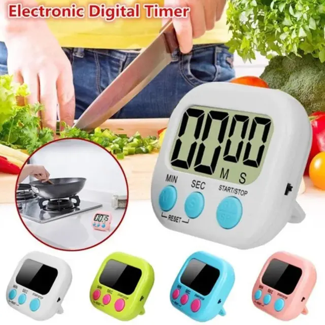 Digital Kitchen Cooking Timer Count Down Up Clock Loud N4 NEW Alarm F4C5