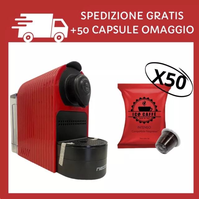 macchina da caffè NESPRESSO Necchi compatibile capsule nespresso +50 OMAGGIO