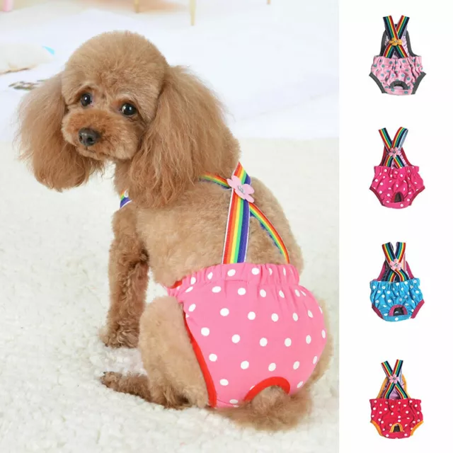 Female Pet Dog Pant Bitch Season Heat In Season Menstrual Sanitary Nappy Diaper