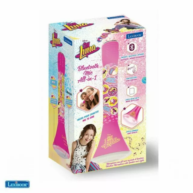 KARAOKE MICROPHONE LEXIBOOK Disney Soy Luna All In 1 Toy Bluetooth See  Video New £27.99 - PicClick UK