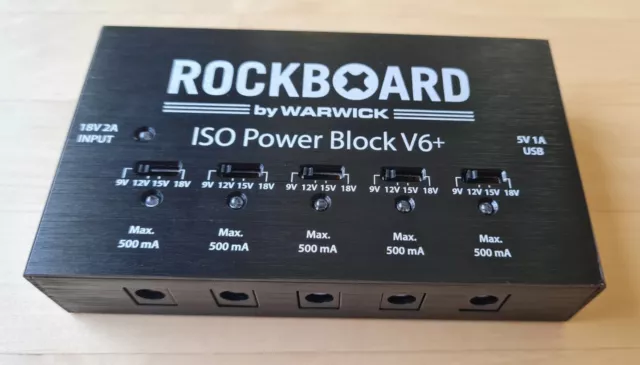 Rockboard Iso Power Block V6+ Multi Netzteil für Effektgeräte Neuwertig