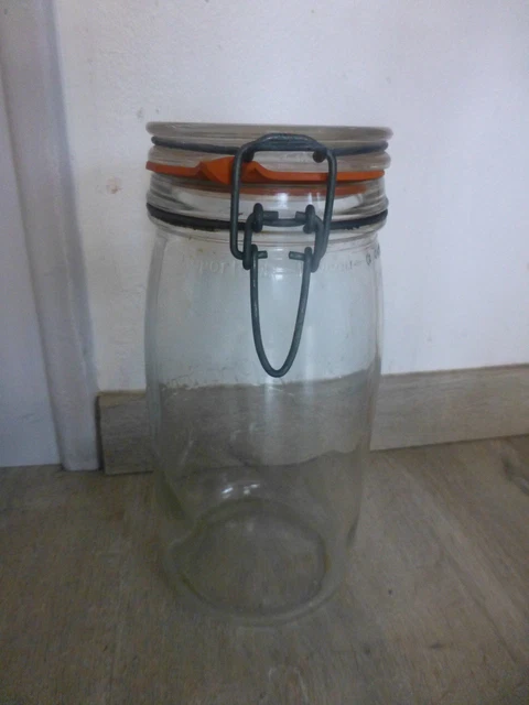 ANCIEN BOCAL EN VERRE LA LORRAINE - 1 LITRE / XXeme EUR 10,00 - PicClick FR