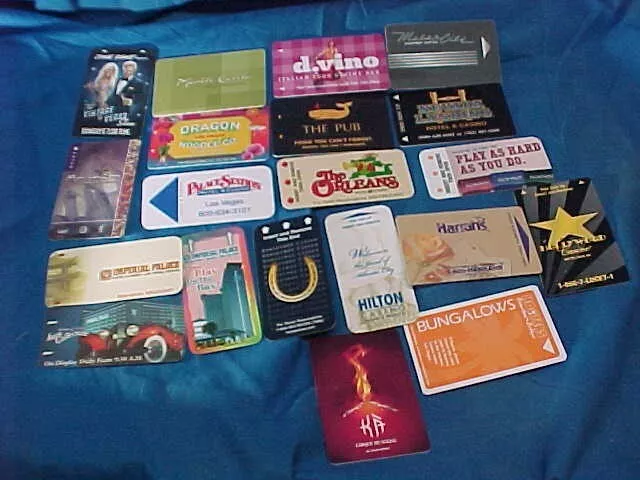 20 Different HOTEL-CASINO Las Vegas ROOM KEY- Cards MONTE CARLO-IMPERIAL etc