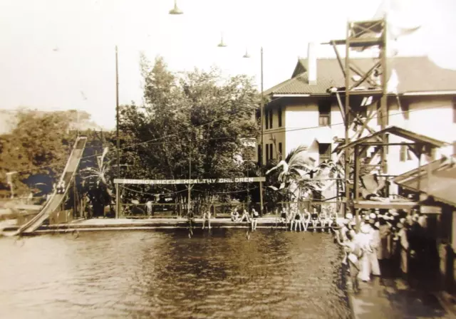 Panama Canal Zone Balboa Pool Diving Carnival Club House Photos 1920-30s