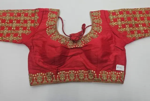 Bridesmaids Full Stitched Lehenga Blouse Fancy Phantom Silk Sari Top Wear HN