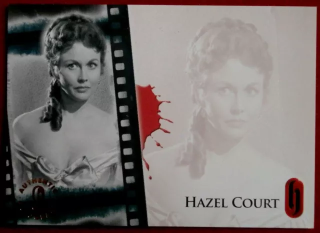 Hammer Horror Series 1 - HAZEL COURT - UNSIGNED Autograph Card HA6 - 2007