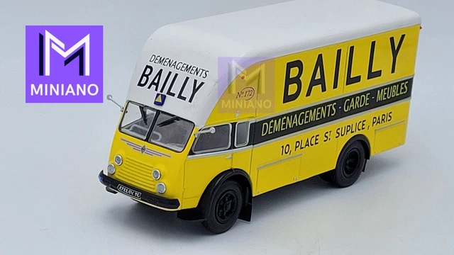 Ixo Altaya 1/64 Jean Pinder Cirque Saviem JL20 – Camion Semi-remorque Avec Cabine, Modèle Moulé Collection