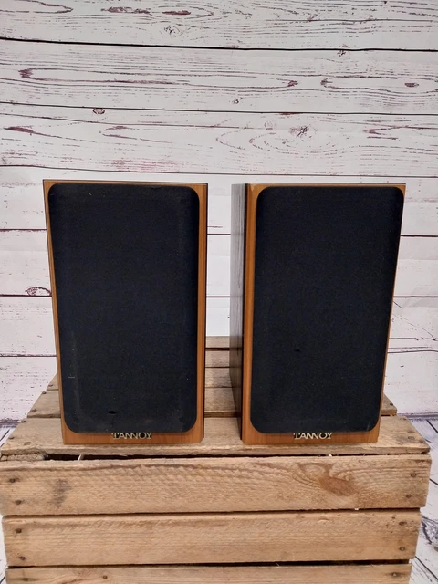 TANNOY MERCURY MR Cherry Bookshelf Speakers – Excellent Condition