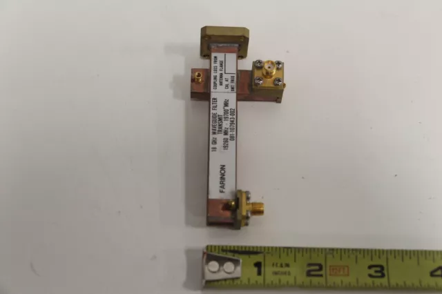 Harris Farinon 18 GHz Waveguide Filter Transmit 19260 - 19700 MHz 081-107943-002 2