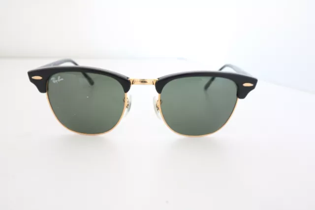 Ray Ban Clubmaster RB3016 Sonnenbrille Sunglasses Schwarz Sehr guter Zustand