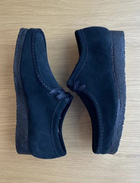 Clarks Originals Wallabees ""Pelle scamosciata nera"" UK6 US7 EU39,5
